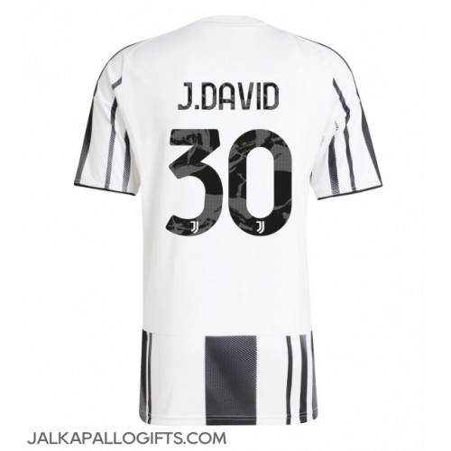 Juventus Jonathan David #30 Kotipaita 2025-26 Lyhythihainen